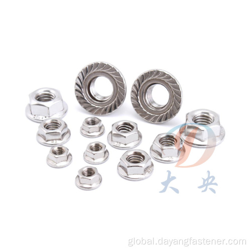 Hexagon Nut with Flange Hexagon flange nut Supplier